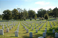 広大なアーリントン墓地